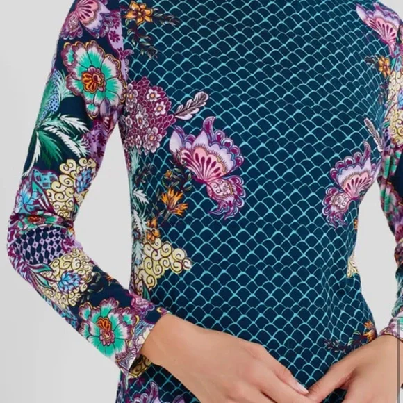 Navy Stargaze Ellie Midi Dress - Picture 2 of 4